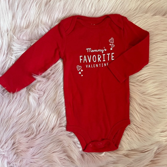 Carter's Other - 🔴Carter’s Baby Girl Mommy’s Favorite Valentine Onesie SZ 6m❤️